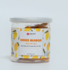 Soft dried mango