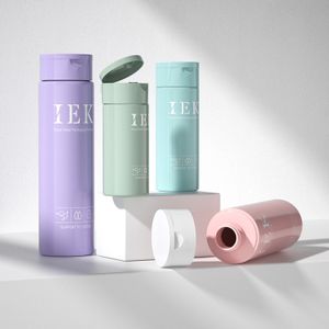 Cosmetic luxury plastic costom 120ml 150ml 350ml lotion facial toner bottle with screw cap soft squeeze skincare packaging