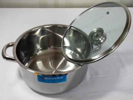 Stainless steel pot