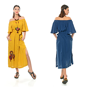 SLEEVELESS LINEN DRESS - LINEN DRESS
