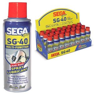 SEGA SG-40 ANTI RUST SPRAY - A multipurpose, light oil formula for automotive, industrial and marine maintena