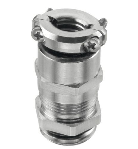 wege® M Standard EMV ZZ Cable Gland - Nickel-Plated Brass, Metric M12 - M32