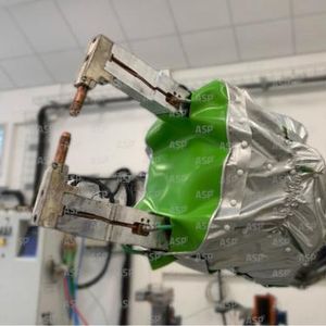 Protective cover for automotive industry robot