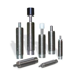 Series of fixed-mounted shock absorbers with micro-drilling - Micro shock absorbers for energy absorption applications