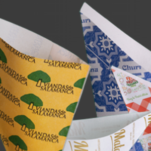 Anti-grease point bags for food