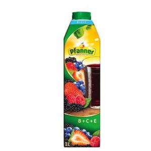 BCE Fruit Juice Drink by Pfanner - Apple, Aronia, Red Grape, Black Currant, Elderberry, Strawberry, Raspberry