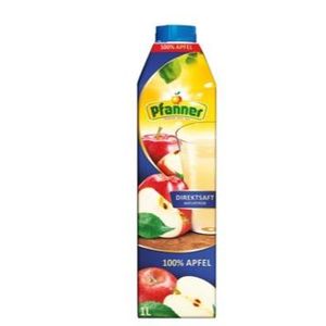 100% Apple Juice by Pfanner, freshly pressed & naturally cloudy - Enjoyment from freshly pressed apples!