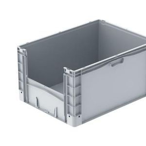 Large containers with retrieval opening 800 x 600 x 420 mm - EURO-NORM basicline plus