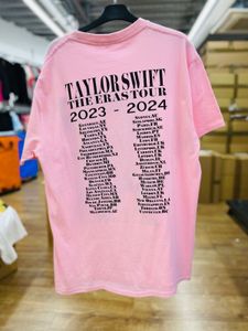 Pink Taylor Swift Print T-Shirt