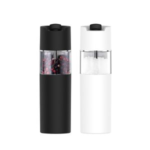 Portable Gravity Electric Pepper Grinder Salt Mill equipped with Ceramic Grinding Core