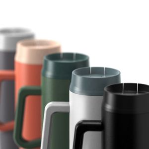 2023 Hot Selling  Insulated Coffee Mug Stainless Steel Travel Mug with  Leak-proof Lid and Straw