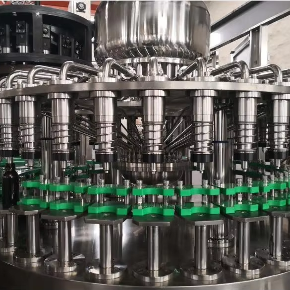 Xianyang Chic Machinery Co., Ltd. Guest case milk filling production line from bottle sort wash fill cap dry label lase code to package production line