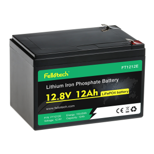 Solar lamp lithium ion battery FT1212E 12V 12Ah LiFePO4 battery pack