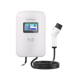 VeiPhlox Level 2 Electric Vehicle (EV) Charger up to 32 Amp, Indoor/Outdoor Electric Car Fast Wall Charging Station,240V EVSE