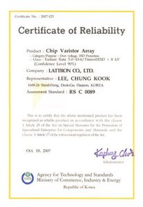 Chip Varistor Array