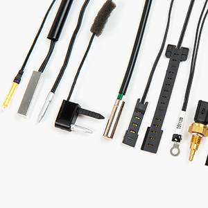 NTC thermistors, temperature sensors, wiring harnesses and film heaters