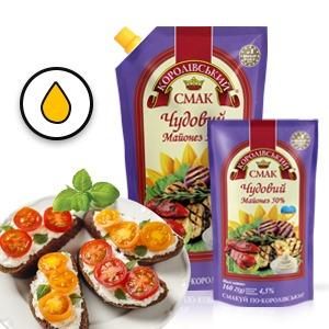 Mayonnaise 50% "CHUDOVY" (MARVELOUS)  - Marvelously appetizing, optimally rich!