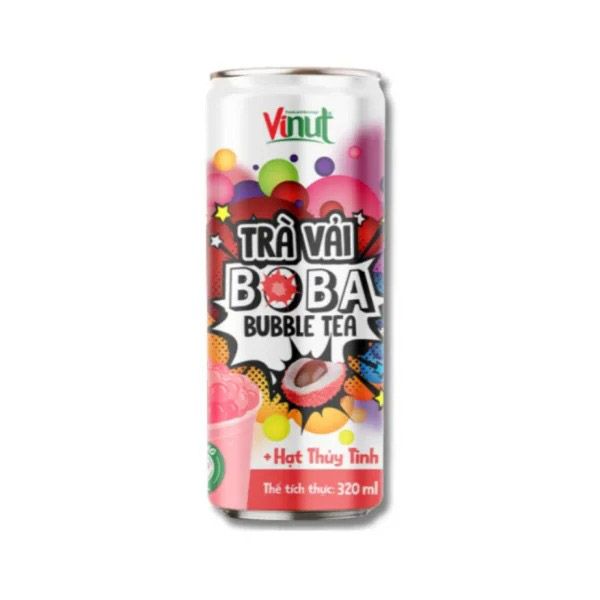 Lychee flavor boba bubble tea