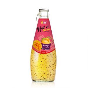 Mango flavor chia seed drink