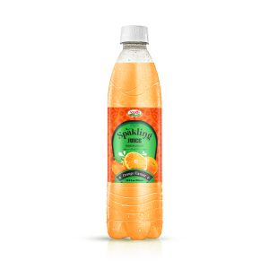 Orange flavored sparkling water