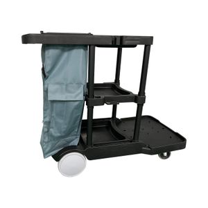 High Quality Restaurant Janitor Trolley Premium Cleaning Cart for Floor Service