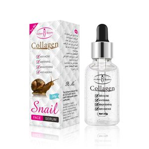 Hot Selling Snail Mucin Face Serum With Collagen Acne And Dark Spot Removal Brightening Face Serum Skin Care Products
