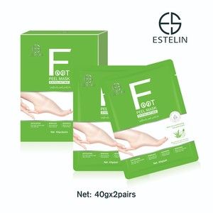 Aloe vera exfoliating foot peel mask