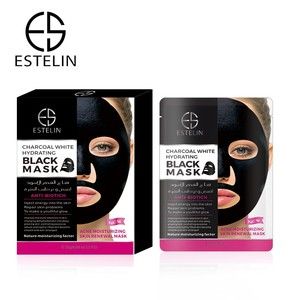 Charcoal white hydrating black mask ES0017