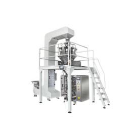 Packing machine with multihead weigher