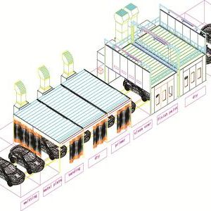 Automobile Body Shops Repair System for Car Service