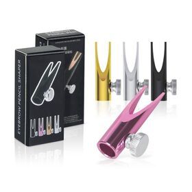 Duckbill Shape Eyebrow Pencil Shaper Eye Makeup Shaping Tool for Waterproof Peel Off Brow Pencils Compact Cosmetic Shaper