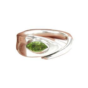 August birthstone peridot ring handmade 925 sterling silver natural gemstone jewellery vintage ring wholesale jewelry supplier