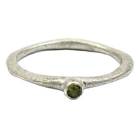 Latest Trending Design August birthstone green peridot ring 925 sterling silver party wear ring jewelry manufacturer India