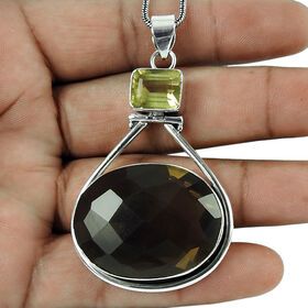 Latest design multi gemstone pendant 925 silver gemstone jewelry sterling silver jewellery bulk wholesale silver pendants
