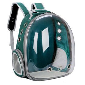 Wholesale Breathable Dog Backpack Portable Space Capsule Airline Travel Pet Carrier Backpack  Transparent Pet Backpack