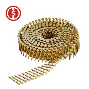 Screw coil nail
