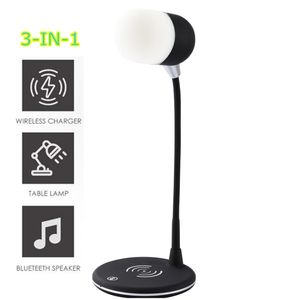 3 in 1 Smart Touch Desk Lamp Wireless Charger Wit