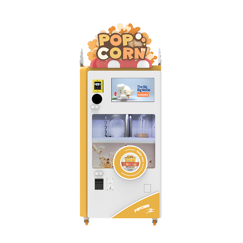 Commercial Equipment & Machinery Agricultural & Food Processing Machinery Snack Machines Popcorn machine Fully Automatic Popcorn Vending Machine Manufacture Automatic Pop Corn Popcorn Vending Machine Mall