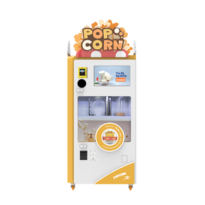 Commercial Equipment & Machinery Agricultural & Food Processing Machinery Snack Machines Popcorn machine Fully Automatic Popcorn Vending Machine Manufacture Automatic Pop Corn Popcorn Vending Machine Mall