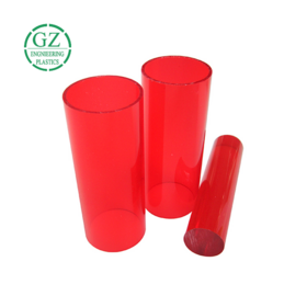 Fake crystal milky white aquarium hollow tube diameter 3-1500mm transparent acrylic tube