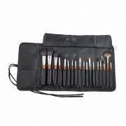 Newest Style 18-piece Makeup Brush Set, Synthetic Hair, Wooden Handle