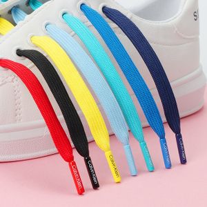 Custom Fashion High Quality Polyester Flat Shoe Laces Length Wholesale Custom Rope Sneaker Shoelaces