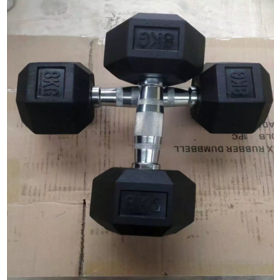 High Competitive Price Rubber Hex Dumbbells Kg Lbs Hexagon Dumbbell for Fitness Gym and Sports Universal 3 Years Welcom OEM