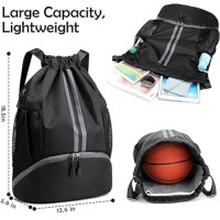 Yiwu Easy Logo Promotion Basketball Drawstring Backpack