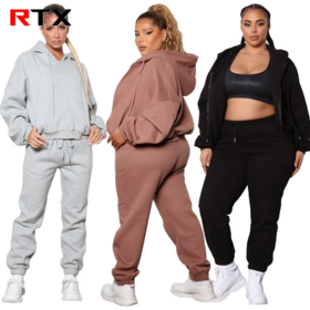 plus size jogging suits wholesale women sweatpants and hoodie set women jogging suit tracksuit track suit for women