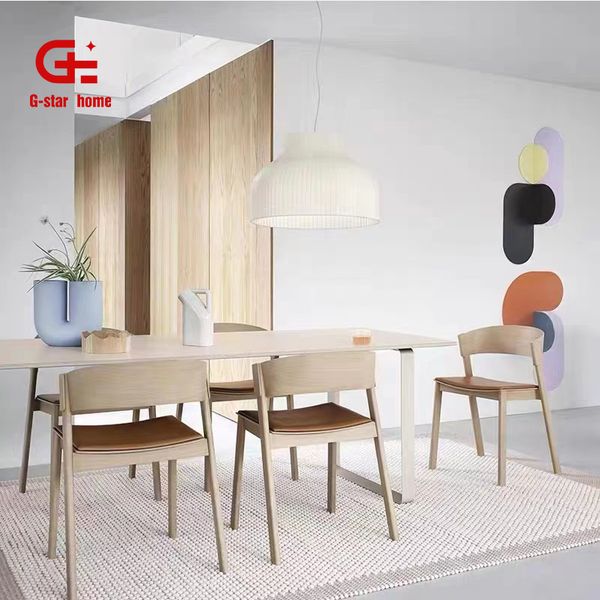 Modern Nordic Style Dinning Chairs Restaurant Furniture Wooden Dining Chair for Dining Room Rerstaurant