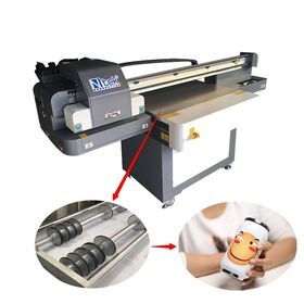 Ntek 3D Glass Metal Bottle Cup Pen Phone Case Printing Machine 6090 UV Flatbed Printer 9060 A1