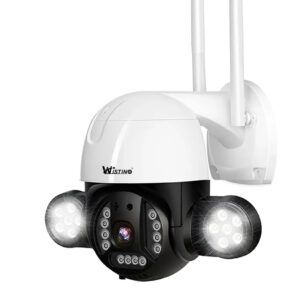 3MP WIFI IP Camera Home Security System Wireless PTZ Outdoor Surveillance CCTV Security Smart Camera 360 Floodlight Camera