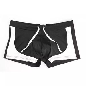 mens stretch short swim trunk
