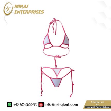 Bikini Sexy Solid color Edge Sling Hollow Lotion Thong Japanese girl Beach swimwear women swimsuit bikinis